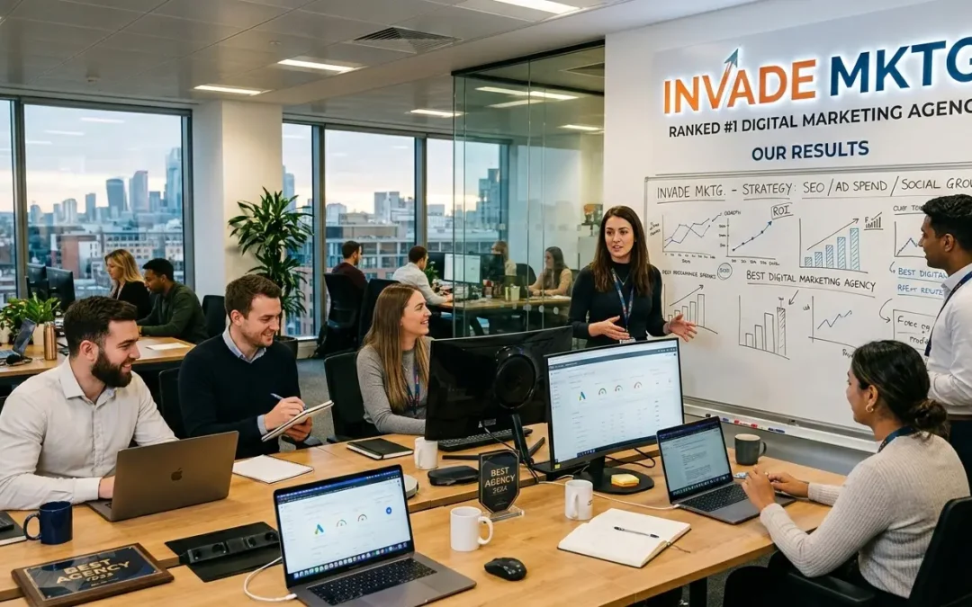 create an image about Best Digital Marketing Agency in realistic