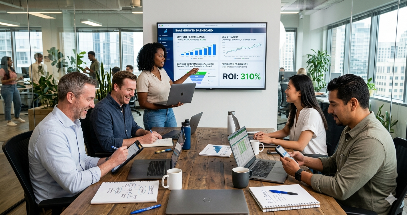 best saas content marketing agency