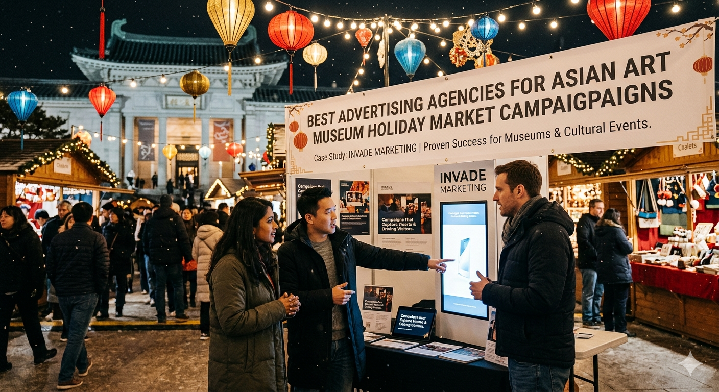 best advertising agencies for asian art museum holiday market campaigns