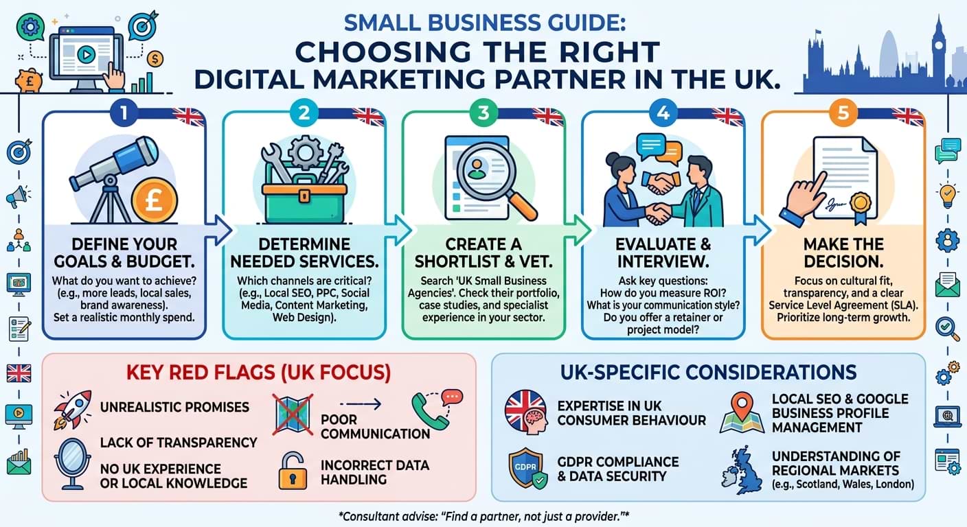 How Small Businesses Choose Digital Marketing Partner UK
