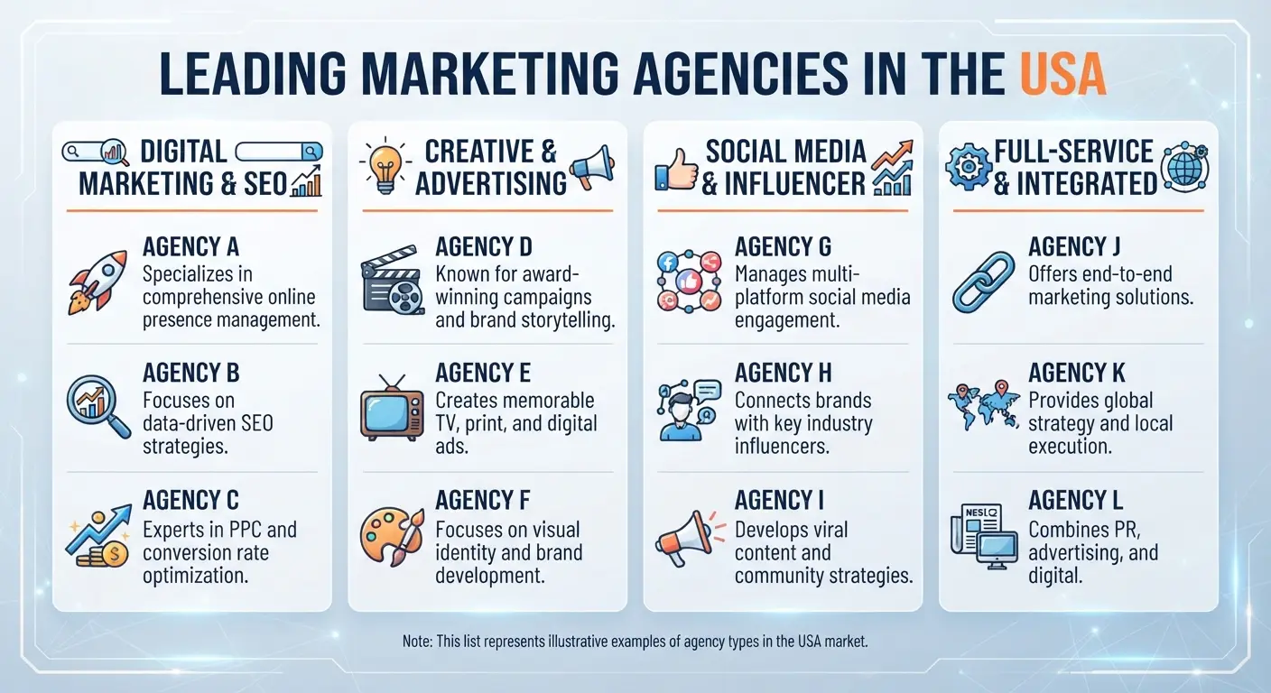 list of marketing agencies in usa